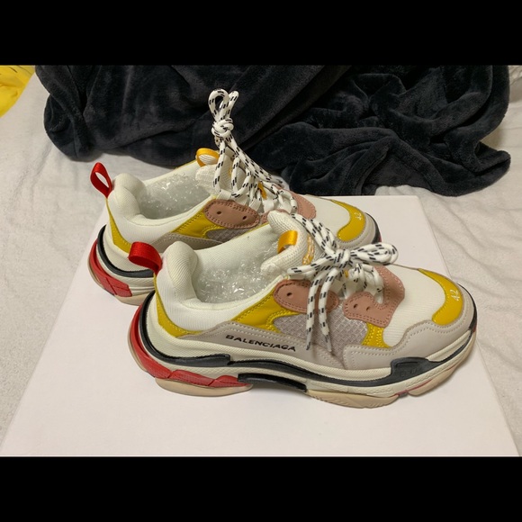 balenciaga color block sneakers